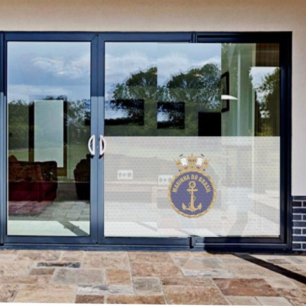 Brazilian Navy Glass Film Brazilian Navy One Way Vision Printing
