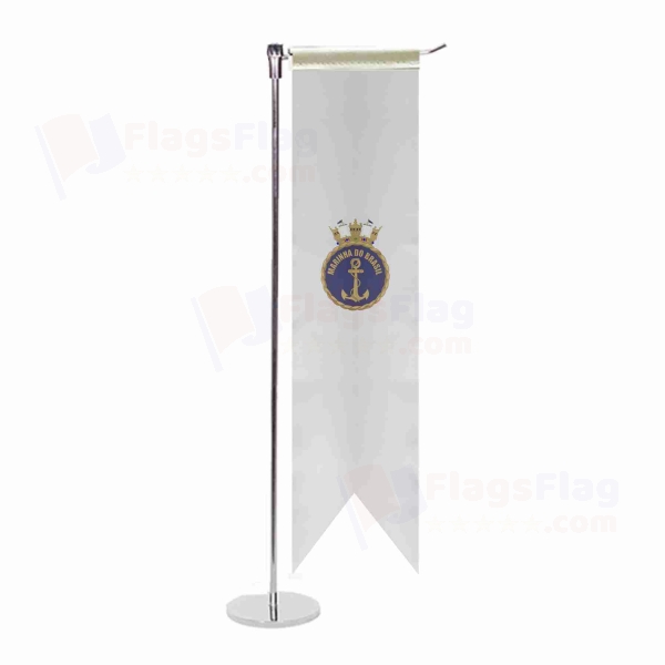 Brazilian Navy L Table Flag