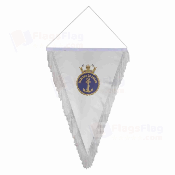 Brazilian Navy Triangle Fringed Streamers