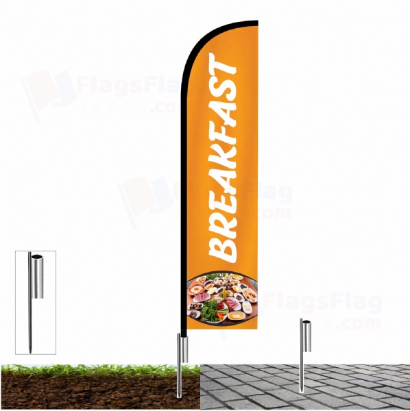 Breakfast Beach Flag