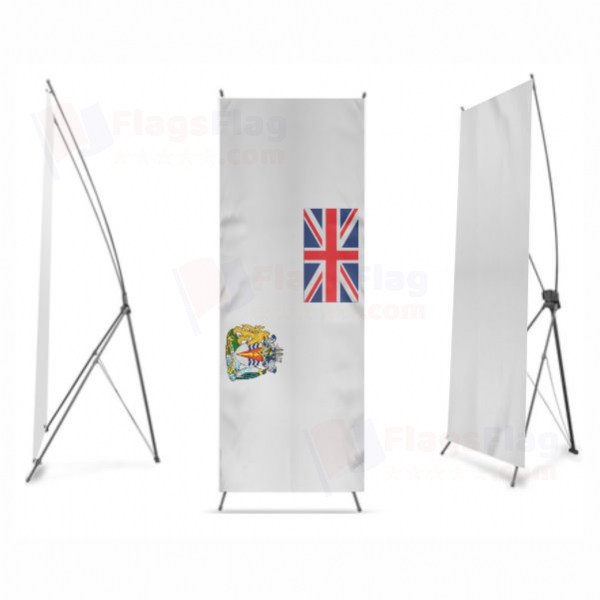 British Antarctic Territory Digital Print X Banner
