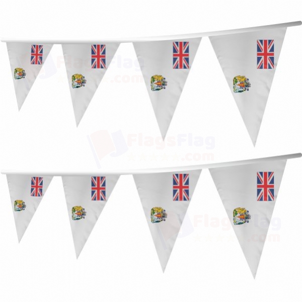 British Antarctic Territory Stringed Triangle Flag