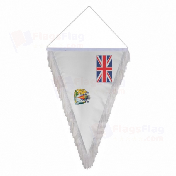 British Antarctic Territory Triangle Fringed Streamers