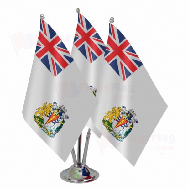 British Antarctic Territory Triple Table Flag