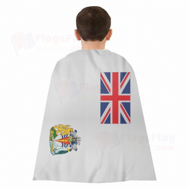 British Antarctic Territory Woven Fabric Cloak Digital Printing