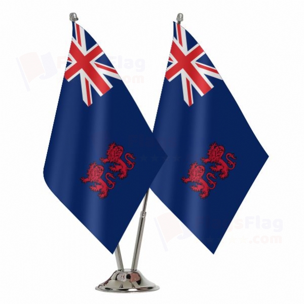 British Cyprus Binary Table Flag
