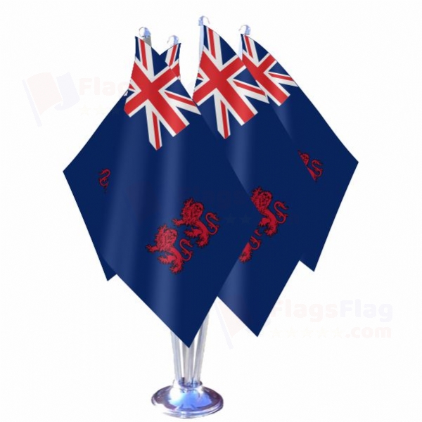 British Cyprus Quadruple Table Flag