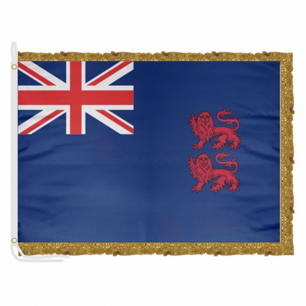 British Cyprus Satin Office Flag