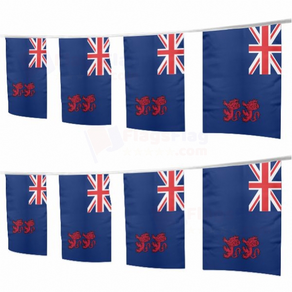 British Cyprus Square String Flags
