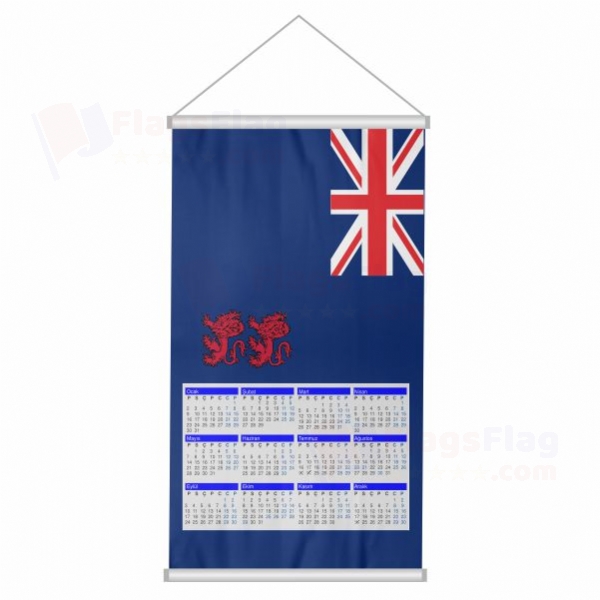 British Cyprus Woven Fabric Digital Printing Calendar