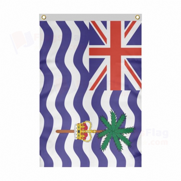 British Indian Ocean Territory Large Size Flag Hanging on Building