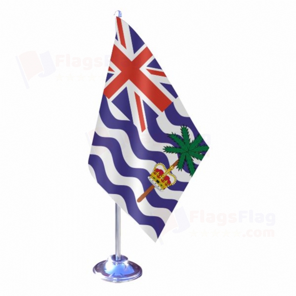 British Indian Ocean Territory Single Table Flag