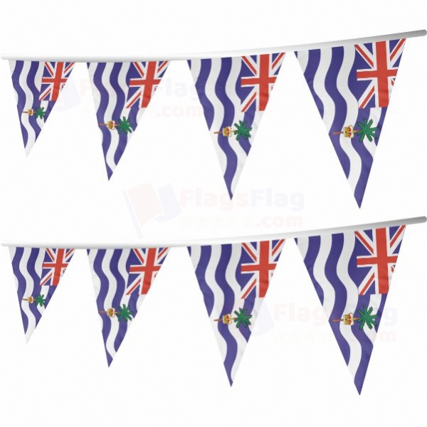 British Indian Ocean Territory Stringed Triangle Flag