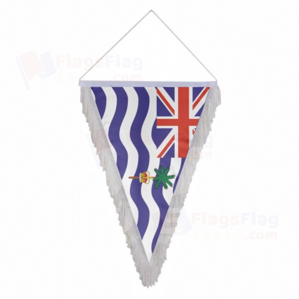 British Indian Ocean Territory Triangle Fringed Streamers