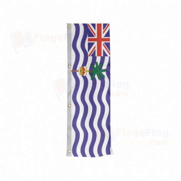 British Indian Ocean Territory Vertically Raised Flags