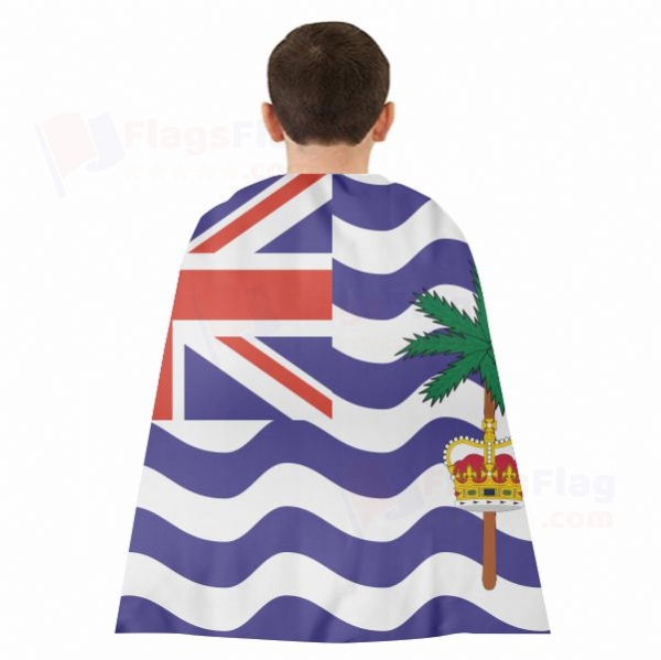 British Indian Ocean Territory Woven Fabric Cloak Digital Printing