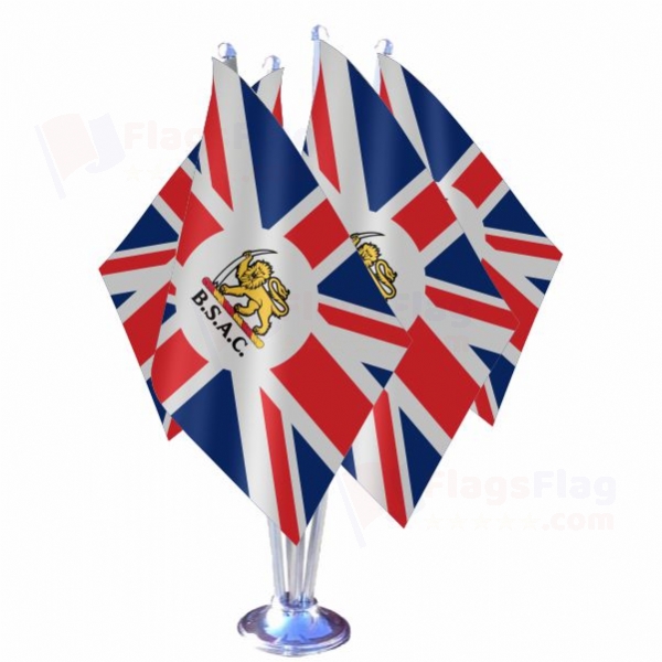 British South Africa Company Quadruple Table Flag