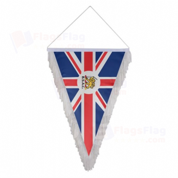 British South Africa Company Triangle Fringed Streamers