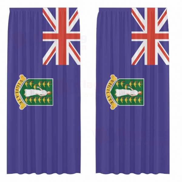 British Virgin Islands Digital Printed Curtains