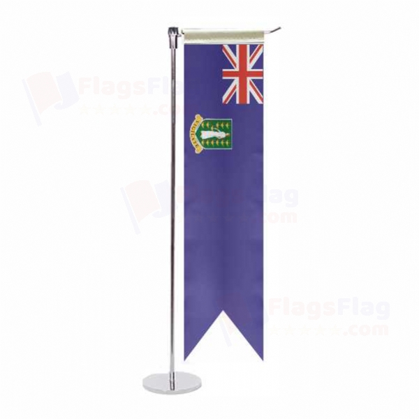 British Virgin Islands L Table Flag