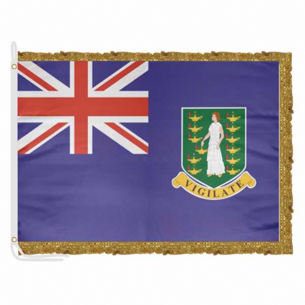 British Virgin Islands Satin Office Flag