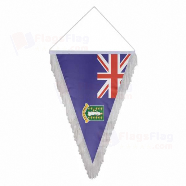 British Virgin Islands Triangle Fringed Streamers