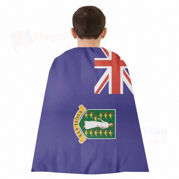British Virgin Islands Woven Fabric Cloak Digital Printing