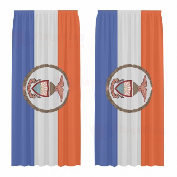 Bronx County New York Digital Printed Curtains