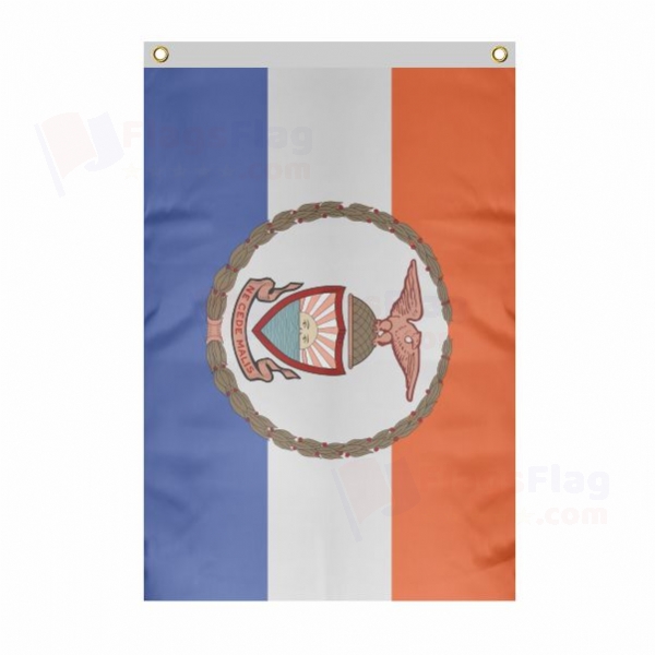 Bronx County New York Large Size Flag Hanging on Building