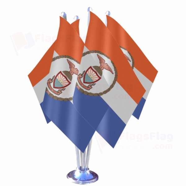 Bronx County New York Quadruple Table Flag
