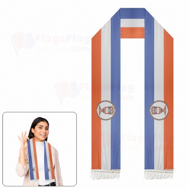Bronx County New York Scarf Digital Printing