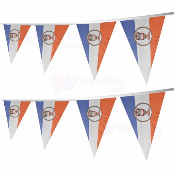 Bronx County New York Stringed Triangle Flag