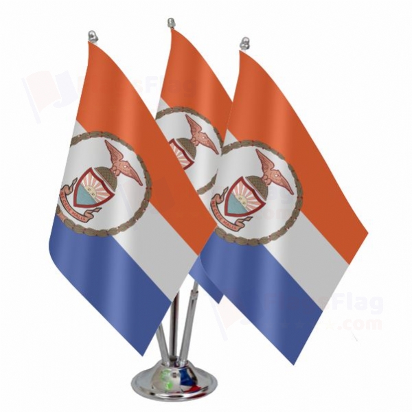 Bronx County New York Triple Table Flag