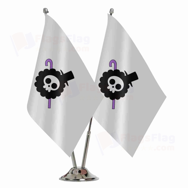 Brookun 2 Table Flags