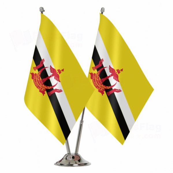 Brunei Binary Table Flag