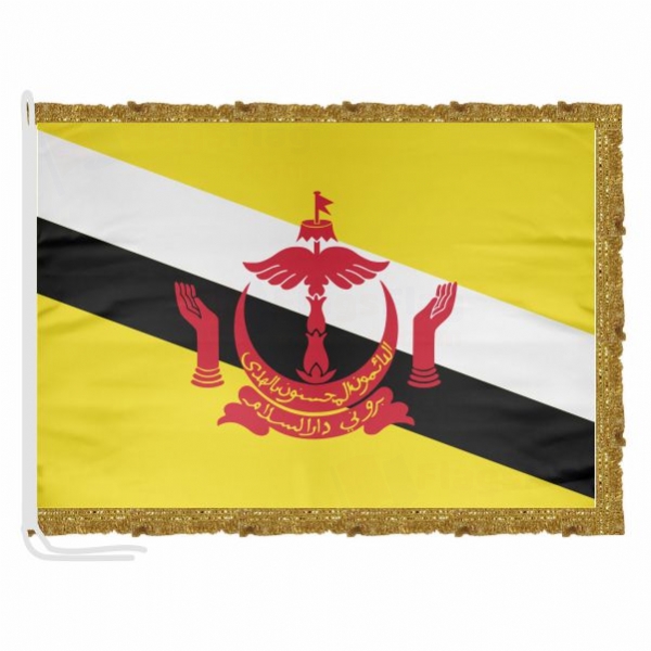 Brunei Satin Office Flag