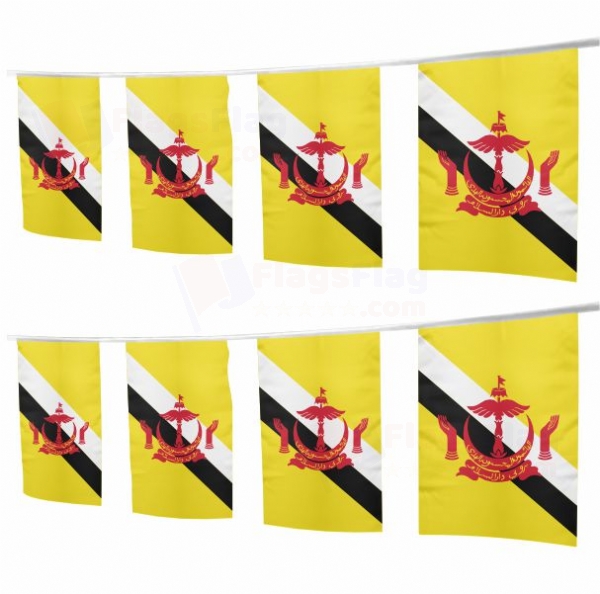 Brunei Square String Flags