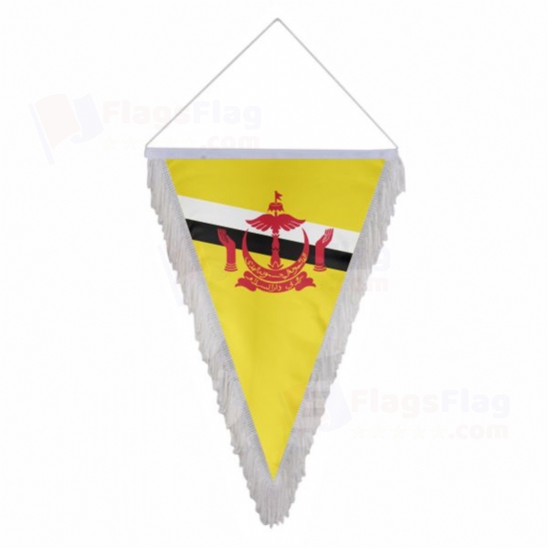 Brunei Triangle Fringed Streamers