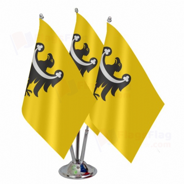 Brzeski Triple Table Flag