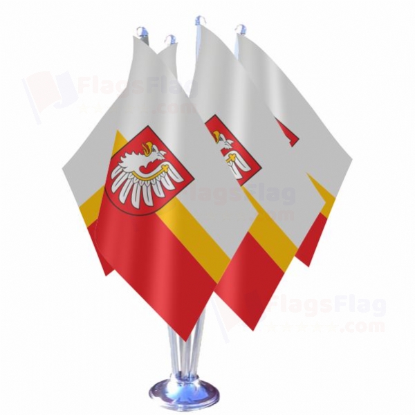 Brzesko Quadruple Table Flag