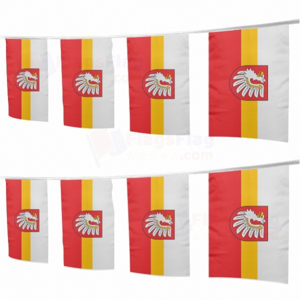 Brzesko Square String Flags