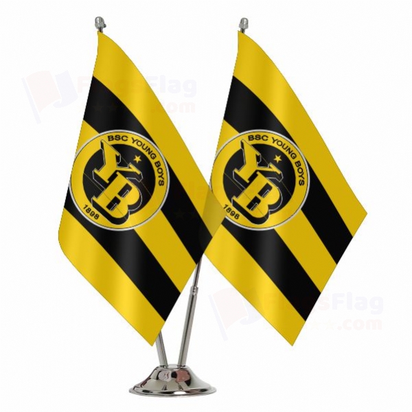 BSC Young Boys 2 Table Flags