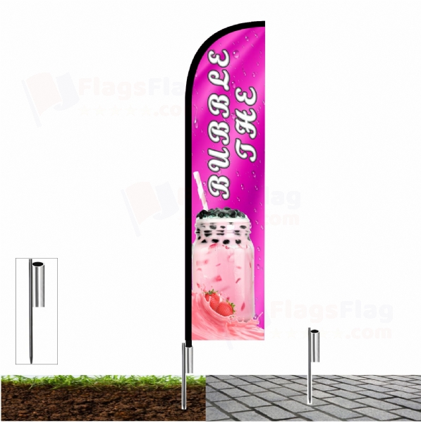 Bubble The Beach Flags