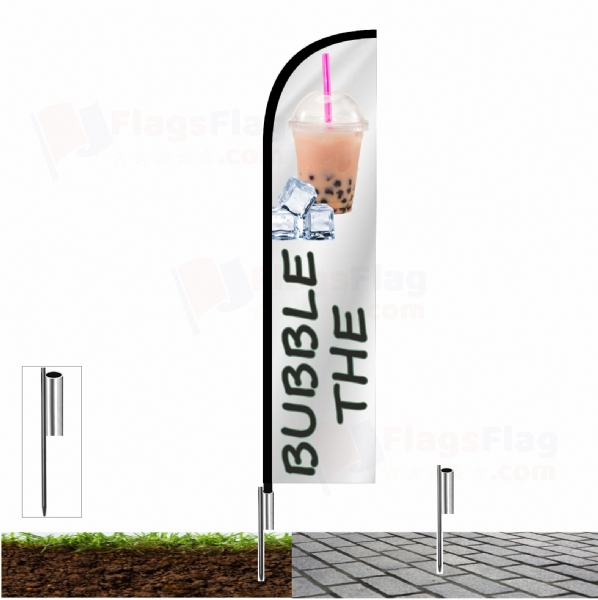Bubble The Custom Design Flag Bubble The Customised Flags
