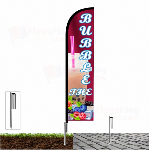 Bubble The Shop Front Flags