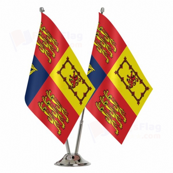 Buckingham Palace Binary Table Flag