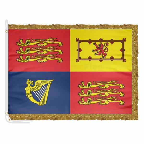 Buckingham Palace Satin Office Flag