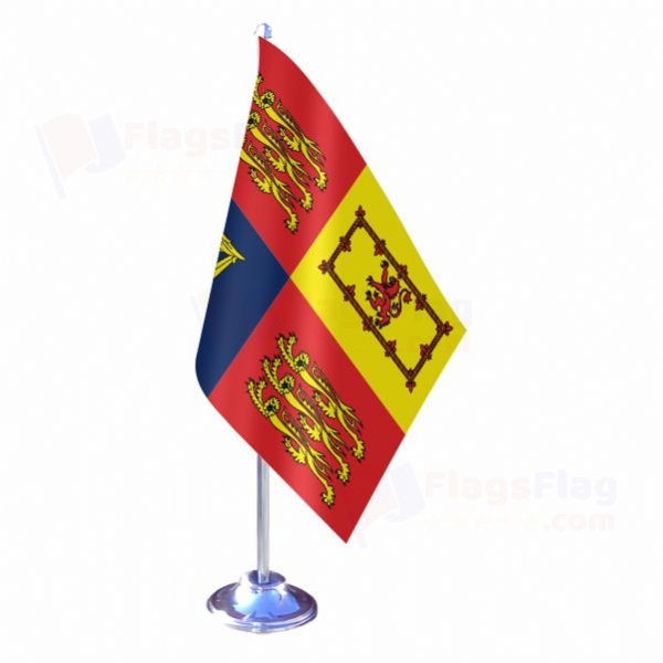 Buckingham Palace Single Table Flag