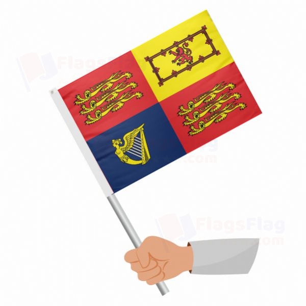Buckingham Palace Stick Flag