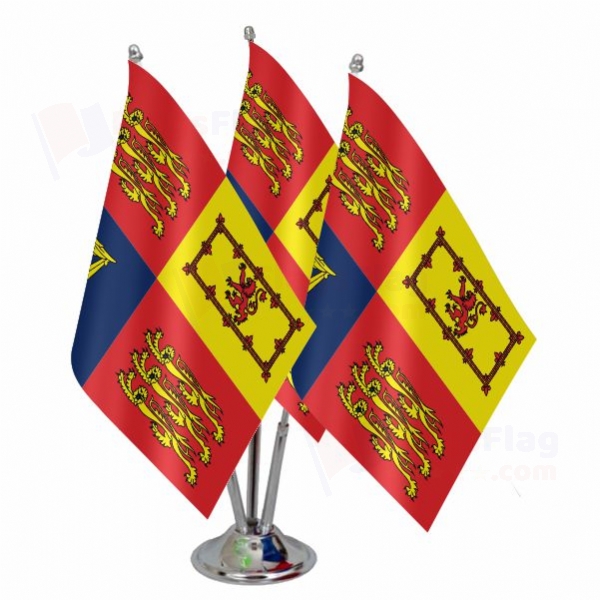 Buckingham Palace Triple Table Flag